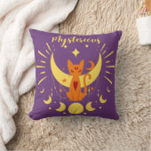 ハロウィーン切手コレクション"ミステリアス" 16" x 16" クッション (ブランケット)