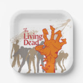 ハロウィーン切手コレクション「The Living Dead」 ペーパープレート (正面)