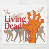 ハロウィーン切手コレクション「The Living Dead」 リキュールボトルラベル (シングルラベル)