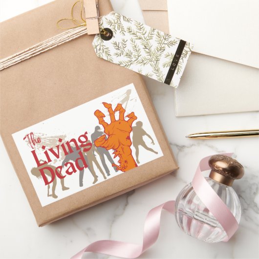 ハロウィーン切手コレクション「The Living Dead」 長方形シール (ギフト)