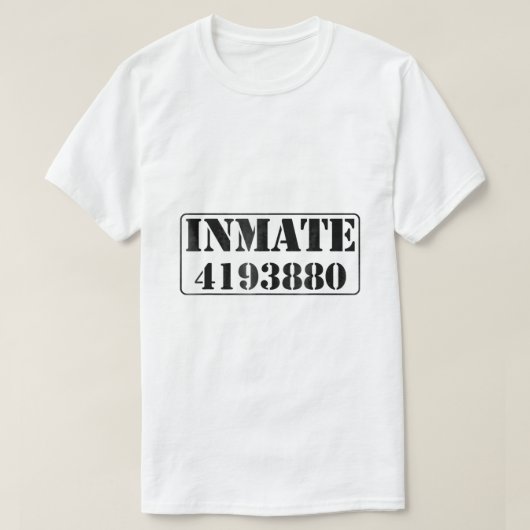 ハロウィーン刑務所刑務所仮装シャツ(子供用) Tシャツ (デザイン正面)
