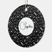 ハロウィーン動物こうもり犬ネコクモの骨格 セラミックオーナメント (左)