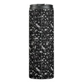 ハロウィーン動物こうもり犬ネコクモの骨格 タンブラー (裏面)