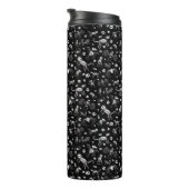 ハロウィーン動物こうもり犬ネコクモの骨格 タンブラー (回転右)