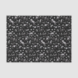 ハロウィーン動物こうもり犬ネコクモの骨格 薄葉紙