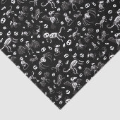 ハロウィーン動物こうもり犬ネコクモの骨格 薄葉紙 (詳細)