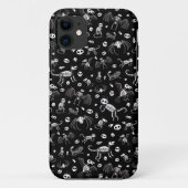 ハロウィーン動物こうもり犬ネコクモの骨格 Case-Mate iPhoneケース (裏面)