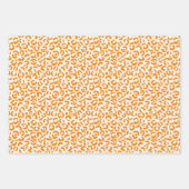 ハロウィーン動物のパターン ラッピングペーパーシート (正面3)