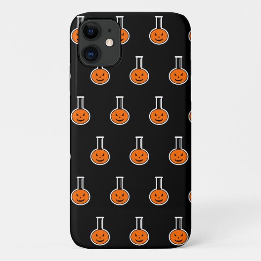 ハロウィーン化学パンプキンパターンiPhone 11ケース Case-Mate iPhoneケース (裏面)