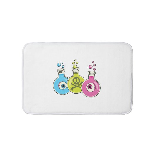 ハロウィーン化学 バスマット (正面)