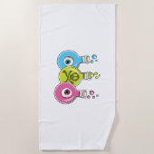 ハロウィーン化学 ビーチタオル (正面)