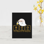 ハロウィーン化学Boo驚きのCuの要素 カード (黄色い花)