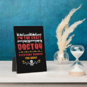 ハロウィーン医師 フォトプラーク (側面)