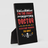 ハロウィーン医師 フォトプラーク (側面)