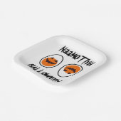 ハロウィーン卵 ペーパープレート (傾斜あり)