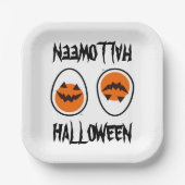 ハロウィーン卵 ペーパープレート (正面)