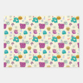 ハロウィーン及び秋不気味パターン ラッピングペーパーシート (正面3)