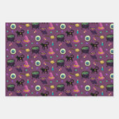 ハロウィーン及び秋不気味パターン ラッピングペーパーシート (正面2)