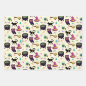 ハロウィーン及び秋不気味パターン ラッピングペーパーシート (正面)