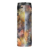 ハロウィーン古いイギリスの牧羊犬カボチャ怖い タンブラー (裏面)