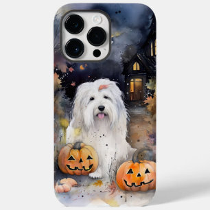ハロウィーン古いイギリスの牧羊犬カボチャ怖い Case-Mate iPhone 14 PRO MAXケース