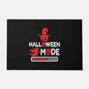 ハロウィーン可笑ハロウィンモードロード誕生日 ドアマット