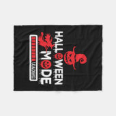 ハロウィーン可笑ハロウィンモードロード誕生日 フリースブランケット (正面(横))