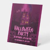 ハロウィーン台座標識 台座サイン (正面)
