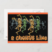 ハロウィーン合唱団ライン ポストカード (正面/裏面)