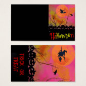 ハロウィーン名刺 (正面&裏面)