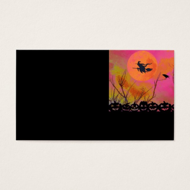 ハロウィーン名刺 (正面)