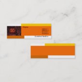 ハロウィーン名刺 スキニー名刺 (正面/裏面)