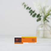 ハロウィーン名刺 スキニー名刺 (スタンド正面)