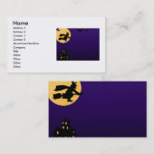 ハロウィーン名刺 名刺 (正面/裏面)