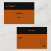 ハロウィーン名刺 名刺 (正面/裏面)