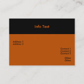 ハロウィーン名刺 名刺 (裏面)