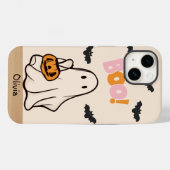 ハロウィーン名前をカスタムする Case-Mate iPhoneケース (裏面 (横))