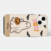 ハロウィーン名前をカスタムする iPhoneケース (裏面横)