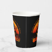 ハロウィーン名年20xxグローパンプキンキャットくもの巣 紙コップ (右)