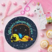 ハロウィーン名20xx洞窟ブルーグロースカルカボチャ ペーパープレート (パーティー)