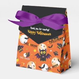 ハロウィーン吸血鬼コウモリ満月お菓子入れボックス フェイバーボックス