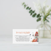 ハロウィーン囲い用ベビーシャワー本 エンクロージャーカード (スタンド正面)