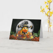 ハロウィーン国土安全保障 カード (黄色い花)