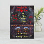 ハロウィーン地下聖堂キーパー墓地Tombstone Bash 招待状 (スタンド正面)