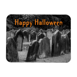 ハロウィーン墓地の墓石 マグネット