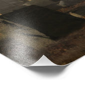 ハロウィーン墓地クロース フォトプリント            (角)