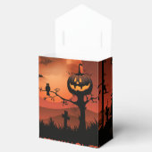 ハロウィーン墓地シーンかぼちゃのこうもり月 フェイバーボックス (オープン)