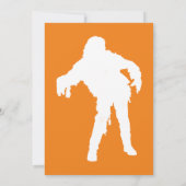 ハロウィーン墓地ジャックオランタン 招待状 (裏面)