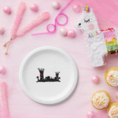 ハロウィーン墓地 ペーパープレート (パーティー)