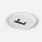 ハロウィーン墓地 ペーパープレート (アングル)